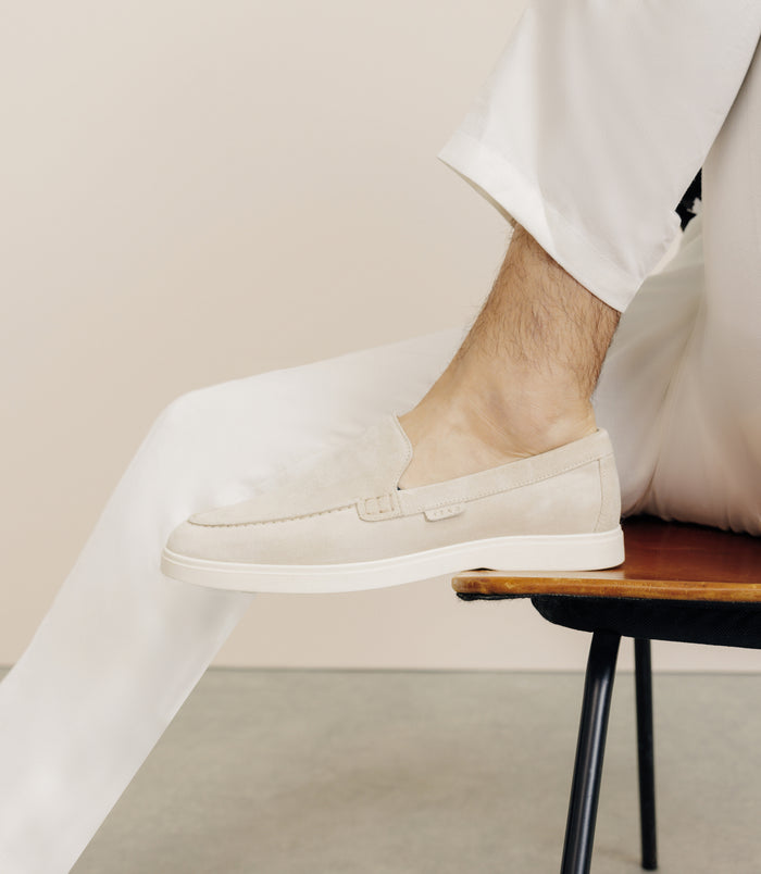 izac Chaussures mocassins écru