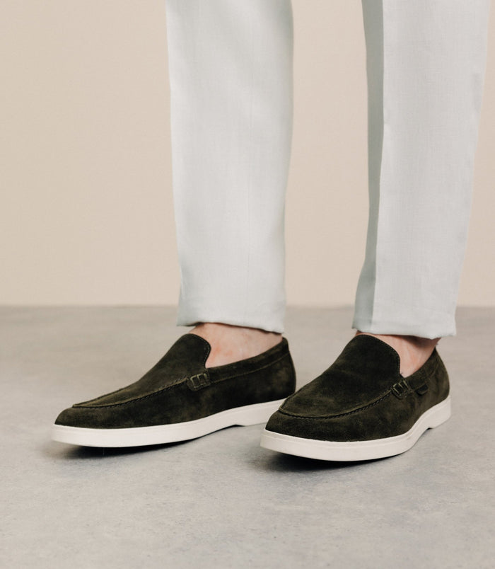 izac Chaussures mocassins kaki