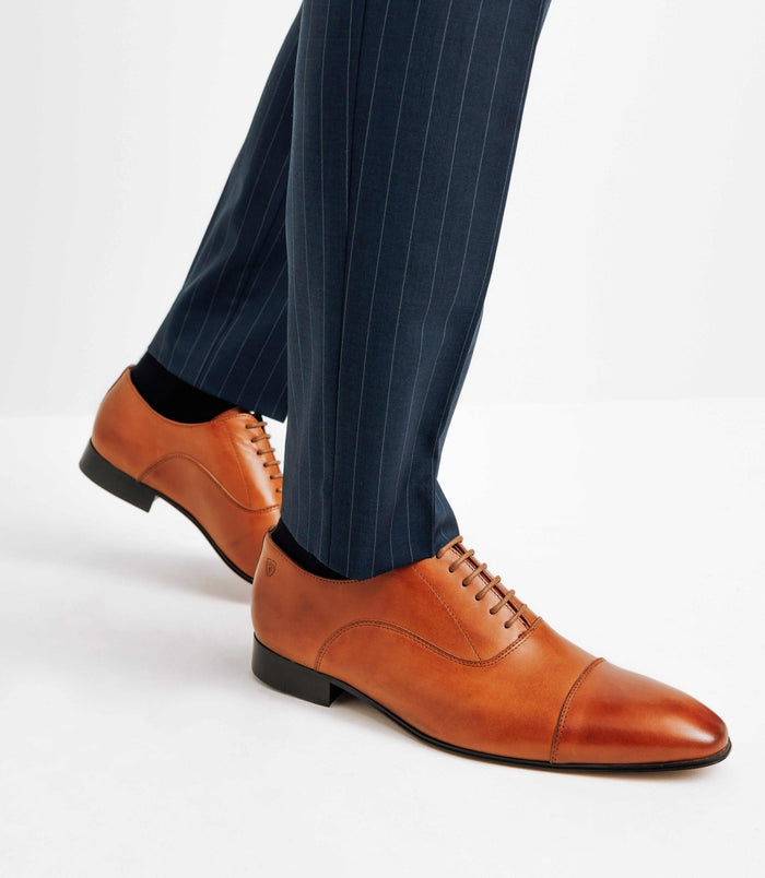 izac Chaussures richelieu en cuir marron