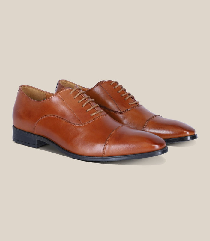 izac Chaussures richelieu en cuir marron