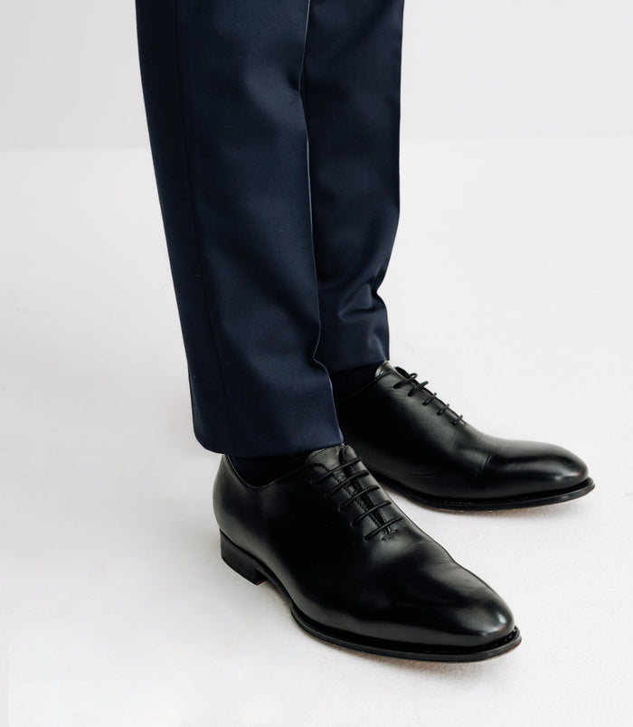 izac Chaussures richelieu en cuir noires
