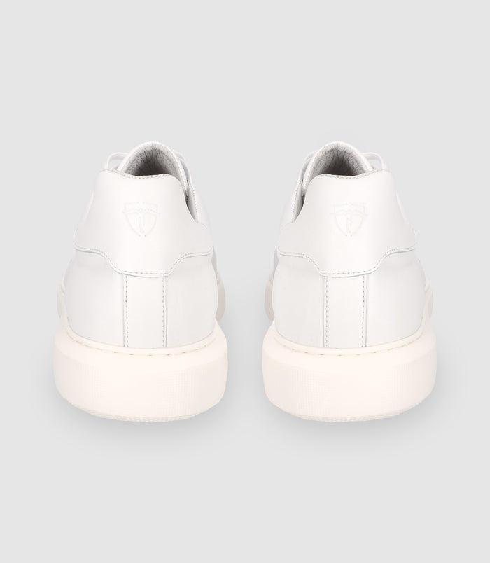 Izac Chaussures Sneakers En Cuir Blanches