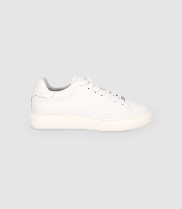 Izac Chaussures Sneakers En Cuir Blanches