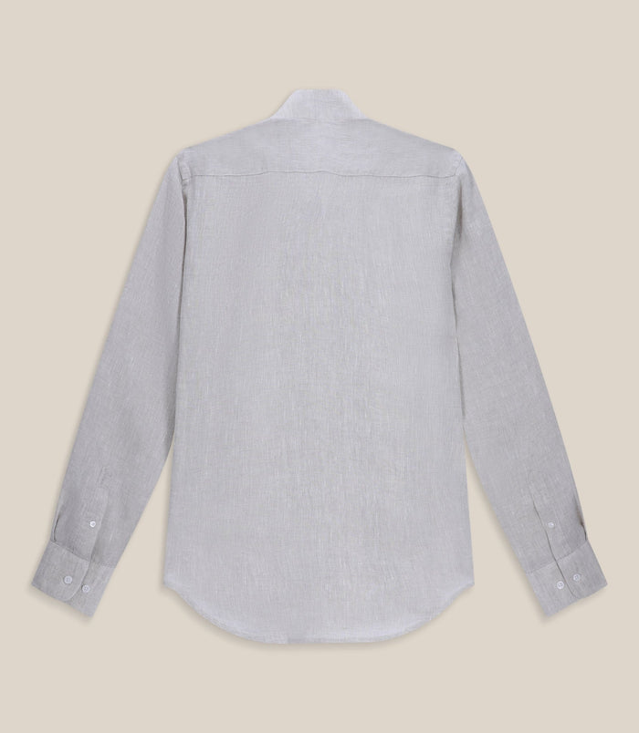 Izac Chemise 100% Lin Beige