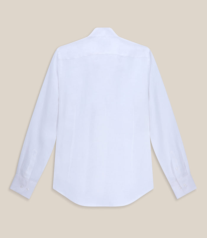 Izac Chemise 100% Lin Blanche