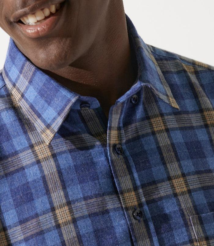 Izac Chemise à Carreaux Bleu JORIS