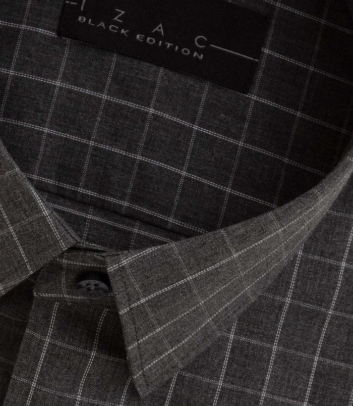 Izac Chemise à Carreaux Grise "Buffy"