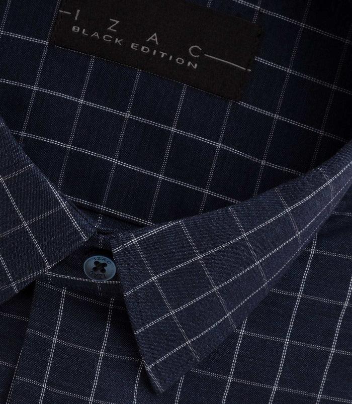 Izac Chemise à Carreaux Marine "Buffy"