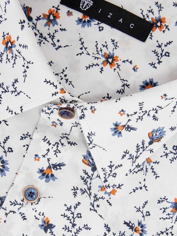 Izac Chemise à Imprimé Floral Blanche "Mady"