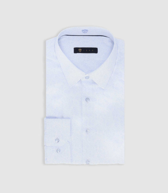 izac Chemise à imprimé Paisley ciel PAQUITO