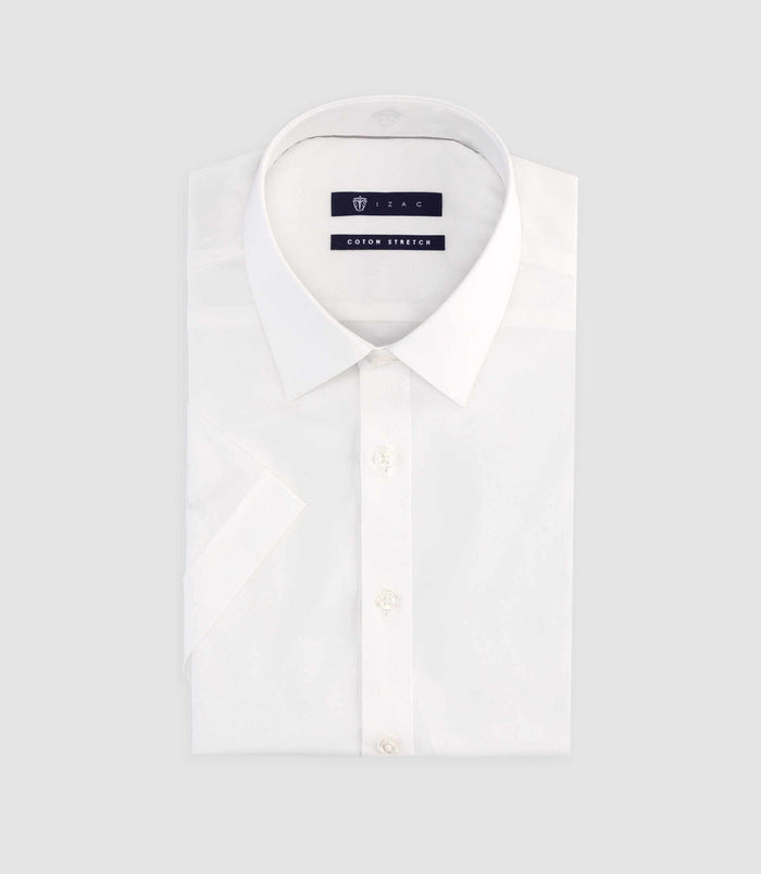izac Chemise a manches courtes BLANC