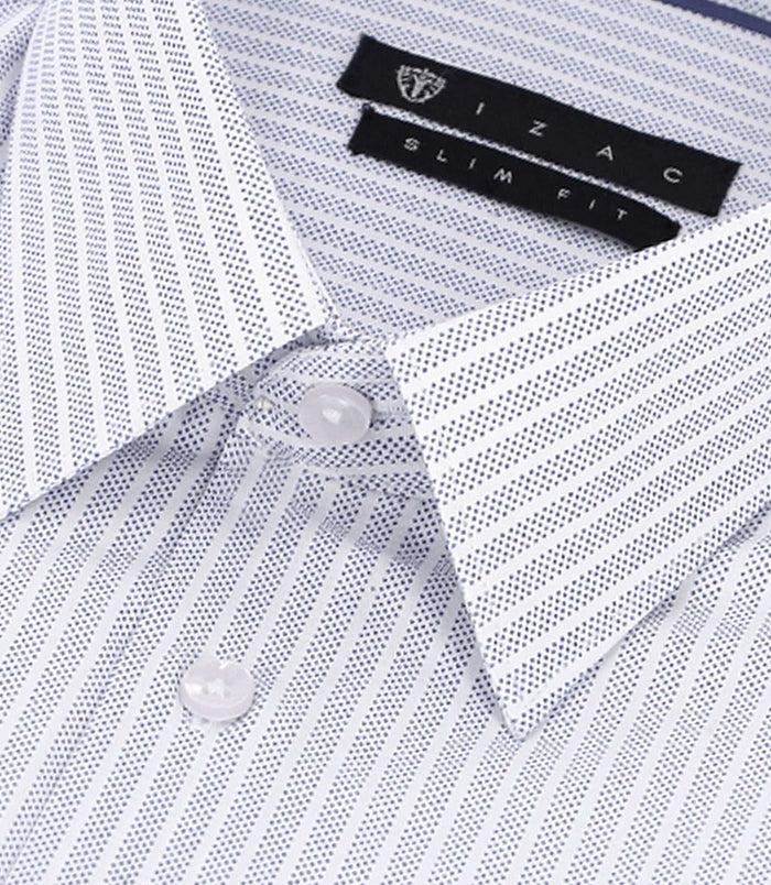 Izac Chemise à Rayures Marine PALY