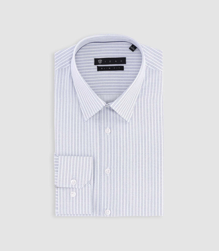 izac Chemise à rayures marine PALY