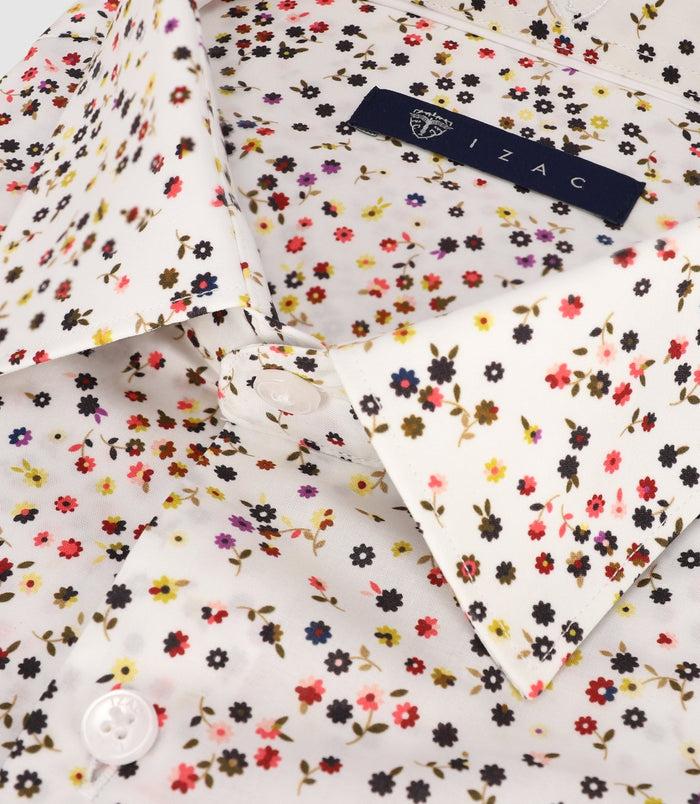 Izac Chemise Ajustée Blanche