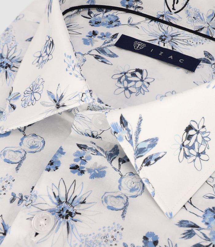 Izac Chemise Ajustée Blanche