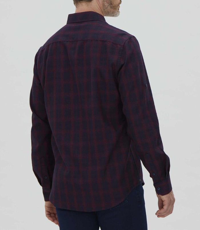 Izac Chemise Casual à Carreaux Rouge "Masis"