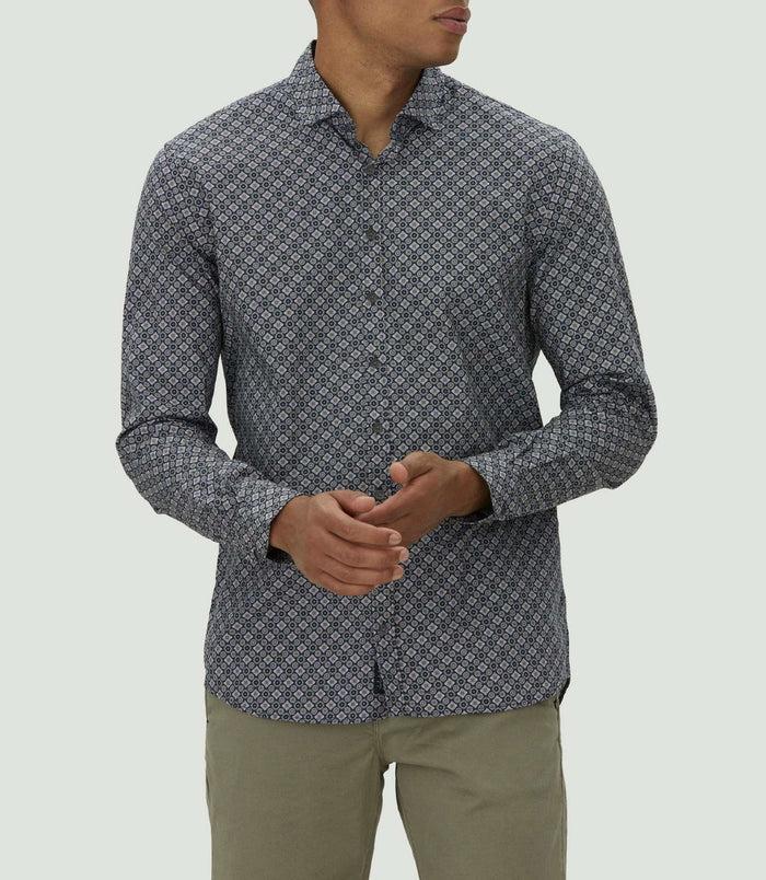 Izac Chemise Casual à Motif Marine "Maiki"