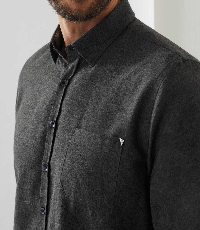Izac Chemise Casual Anthracite "Arthur"