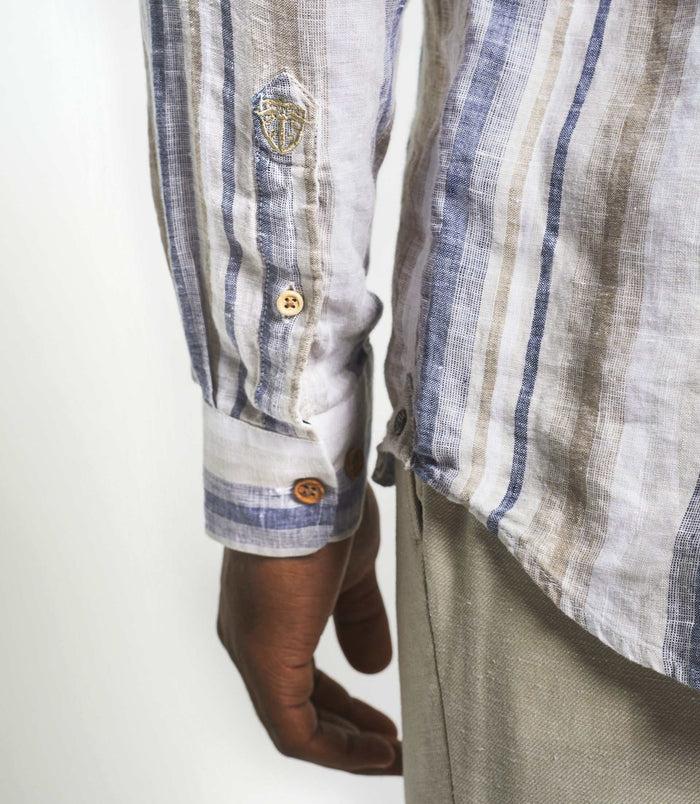 Izac Chemise Casual Beige "Kabosa"
