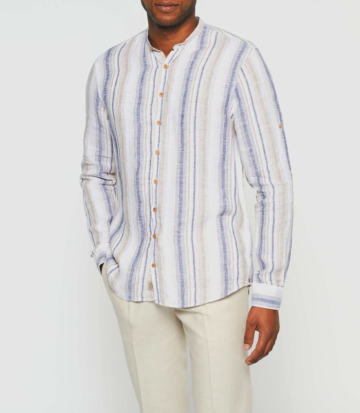 izac Chemise casual beige "Kabosa"