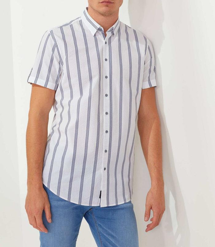 Izac Chemise Casual Blanc "Tameo"