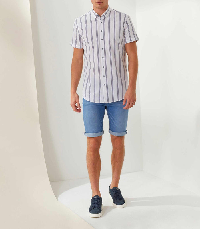 izac Chemise casual blanc "Tameo"