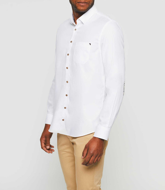 Izac Chemise Casual Blanche "Kenta"