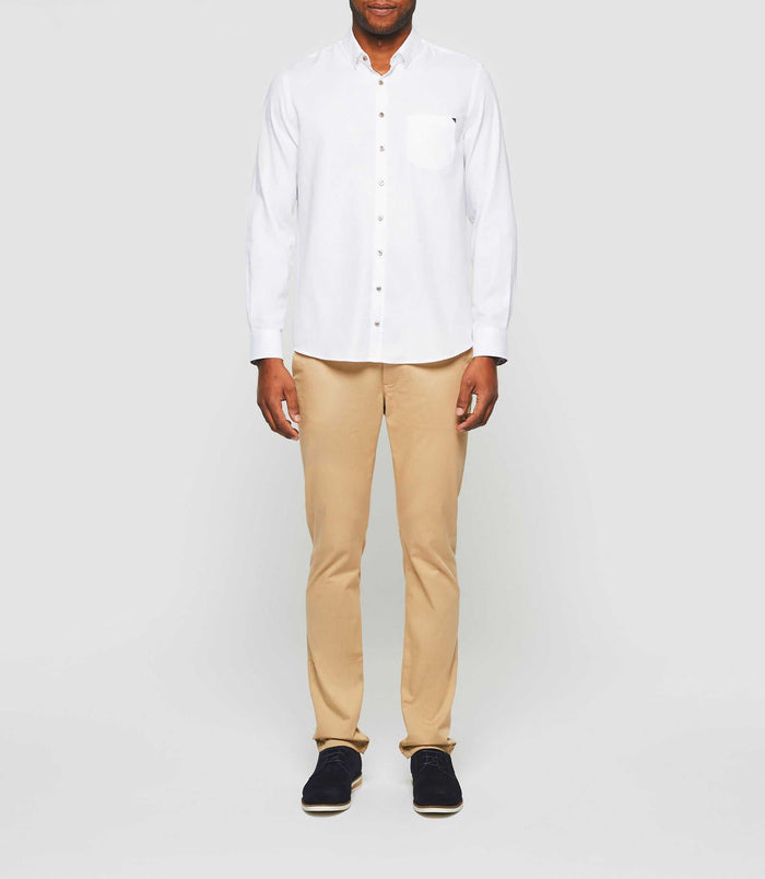 izac Chemise casual blanche "Kenta"