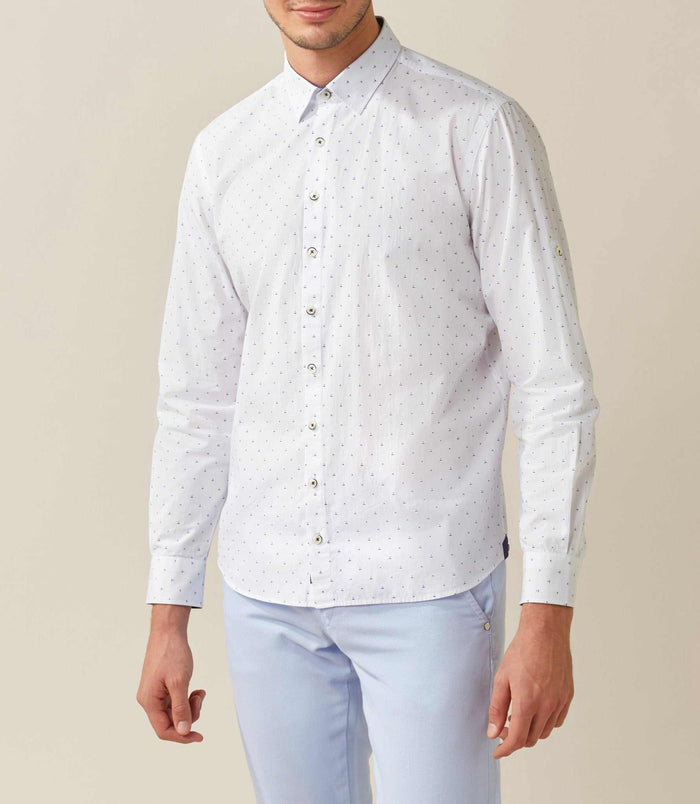 izac Chemise casual blanche "Tenuto"