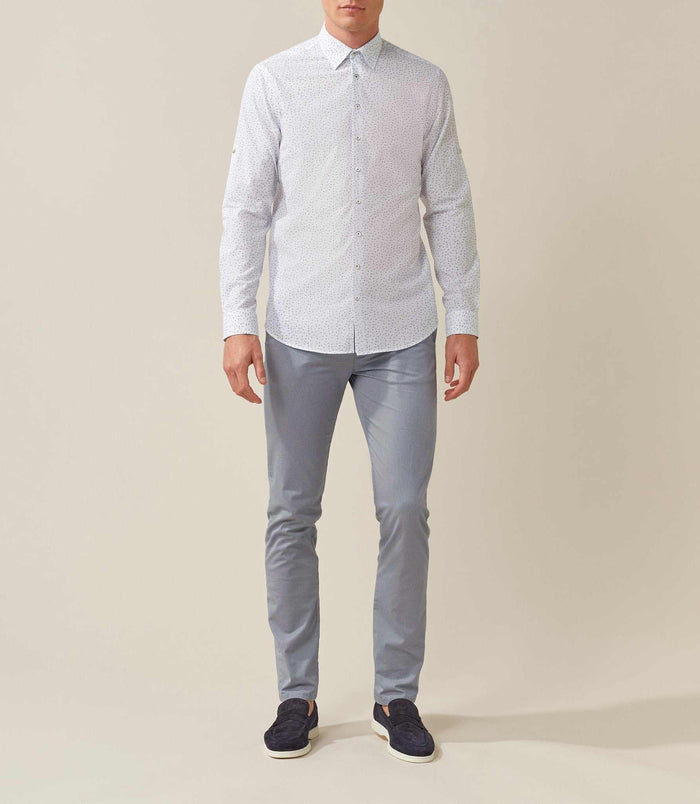 Izac Chemise Casual Blanche "Tiser"