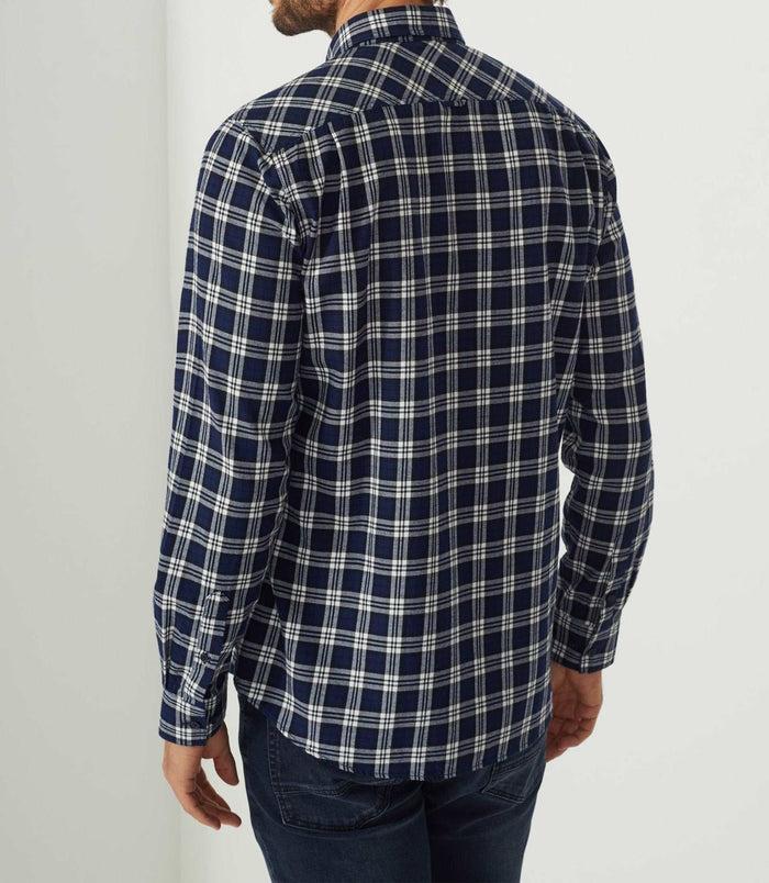 Izac Chemise Casual Bleu "Adjia"