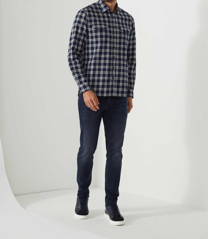 izac Chemise casual bleu "Adjia"