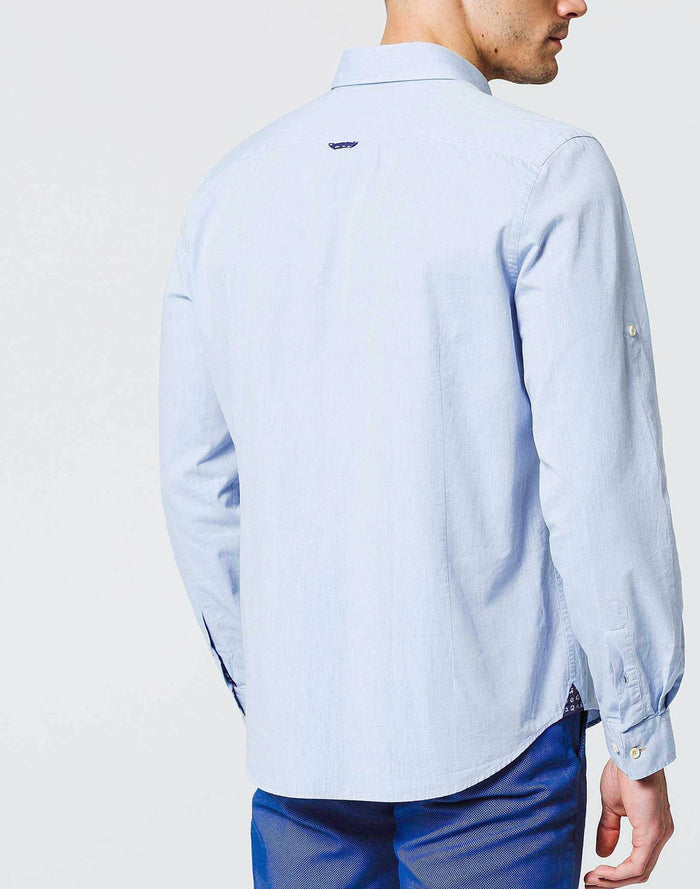 izac Chemise Casual Bleu Ciel