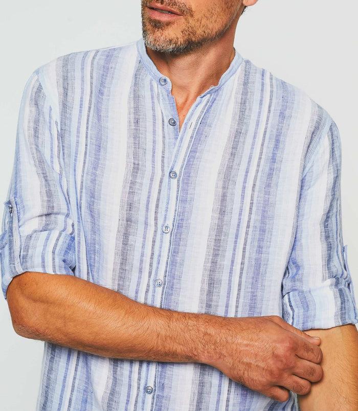 Izac Chemise Casual Bleu Ciel "Kabosa"