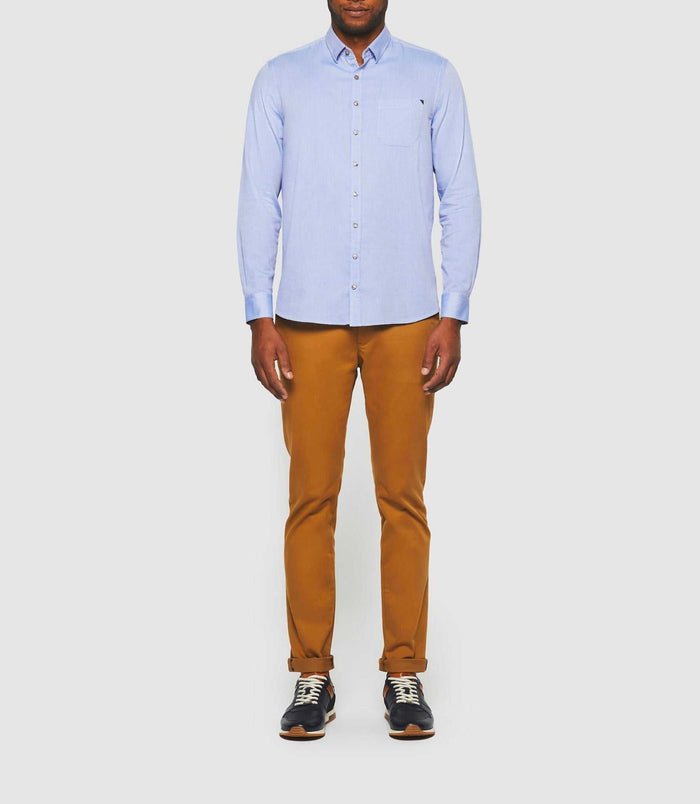 izac Chemise casual bleu ciel "Kento"