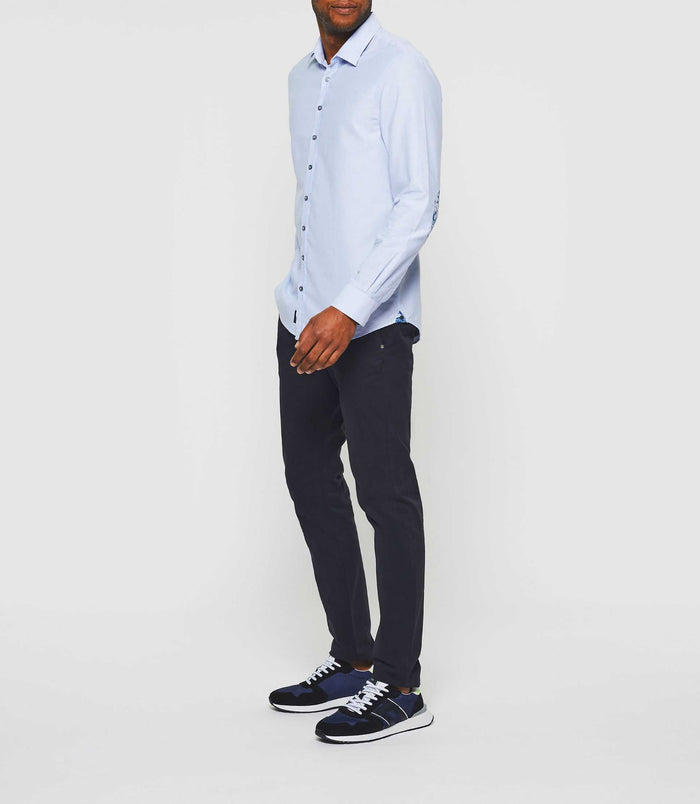izac Chemise casual bleu ciel "Keo"