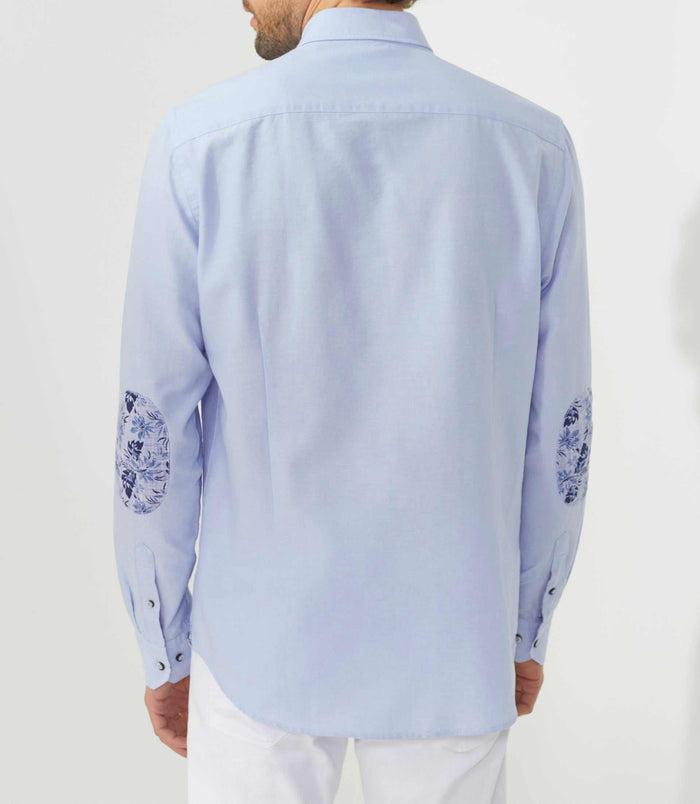 Izac Chemise Casual Bleu Ciel "Sara"
