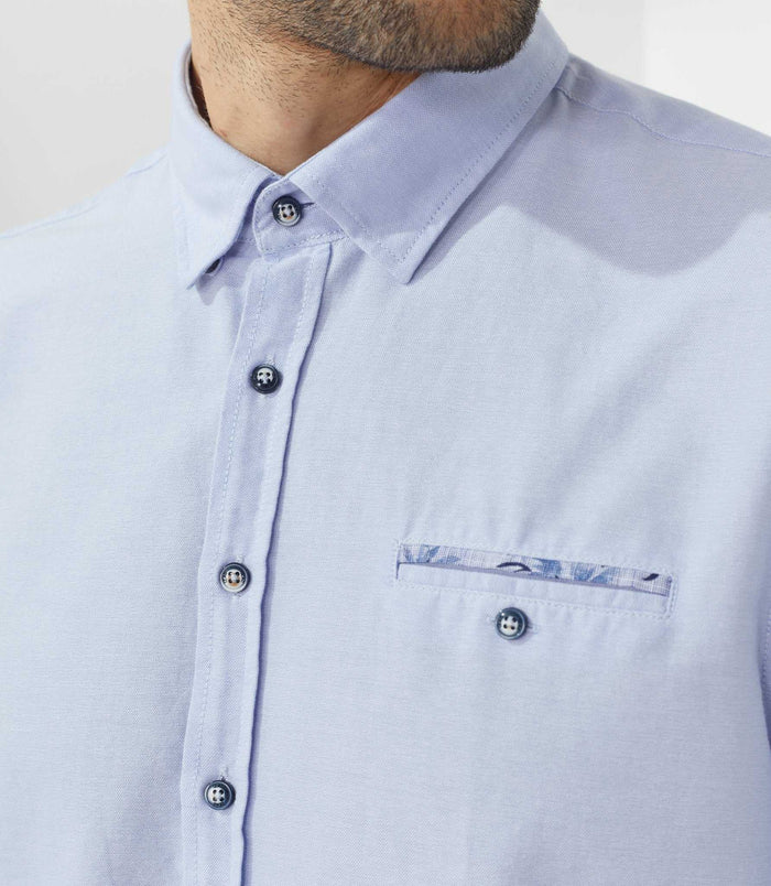 Izac Chemise Casual Bleu Ciel "Sara"