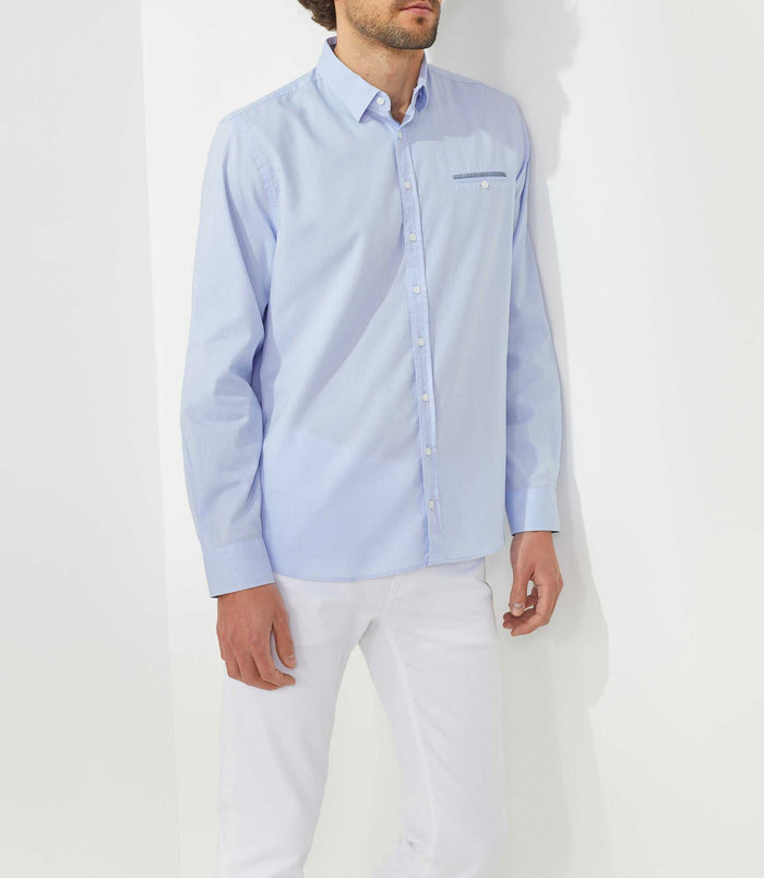 Izac Chemise Casual Bleu-ciel "Tod"