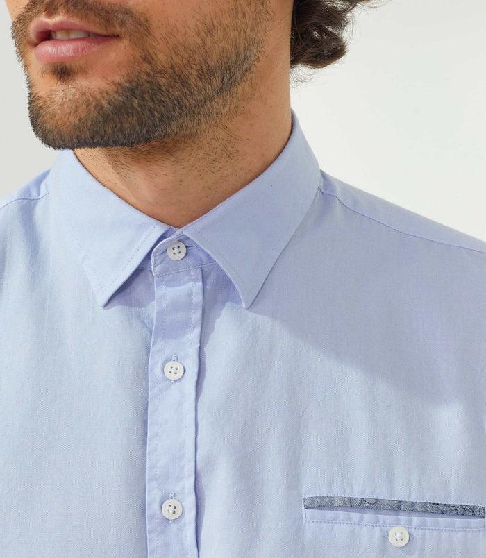 Izac Chemise Casual Bleu-ciel "Tod"