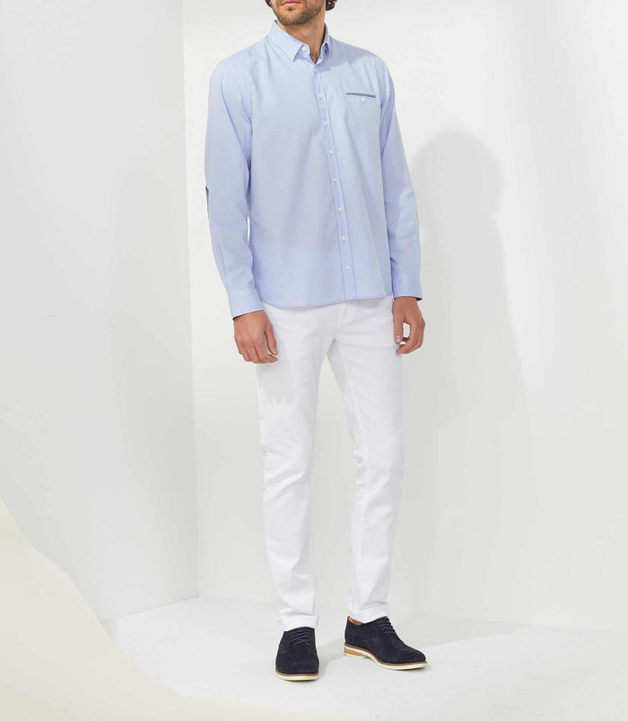 izac Chemise casual bleu-ciel "Tod"