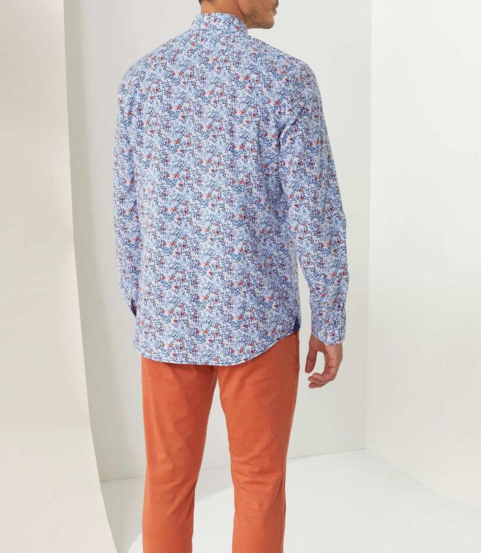 Izac Chemise Casual Bleu "Tiano"