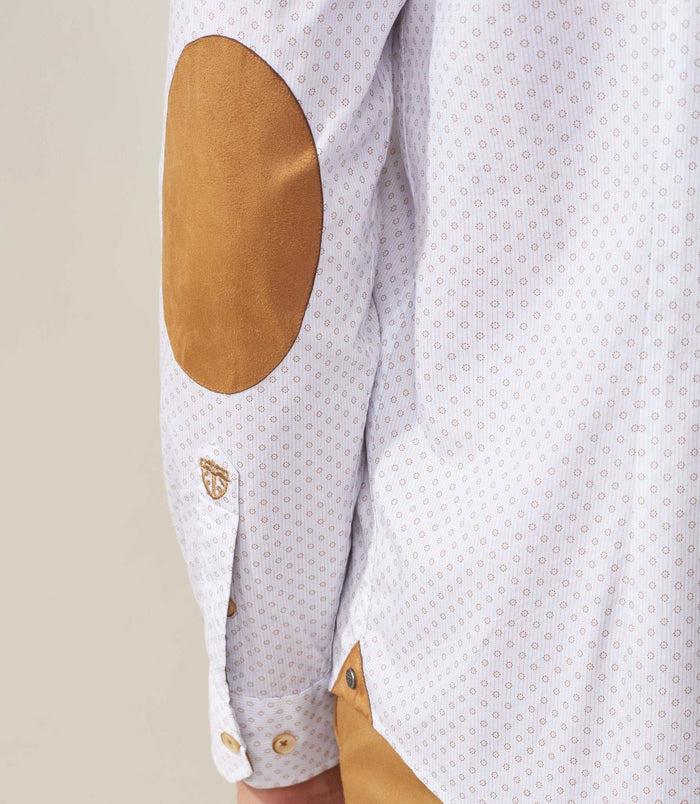 Izac Chemise Casual Camel "Tendreout"