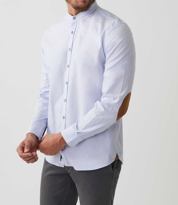 Izac Chemise Casual Ciel-camel "Andreas"