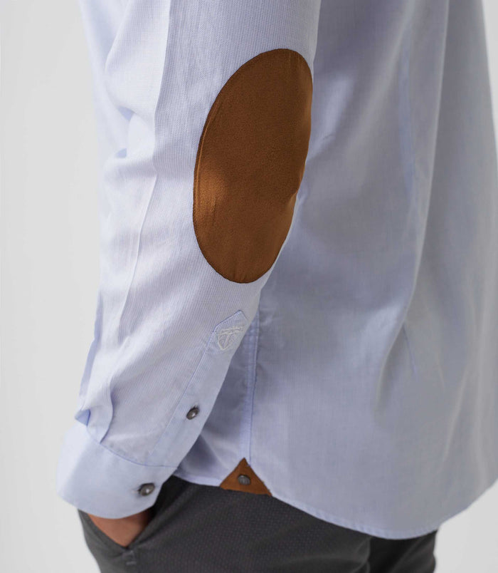 Izac Chemise Casual Ciel-camel "Andreas"