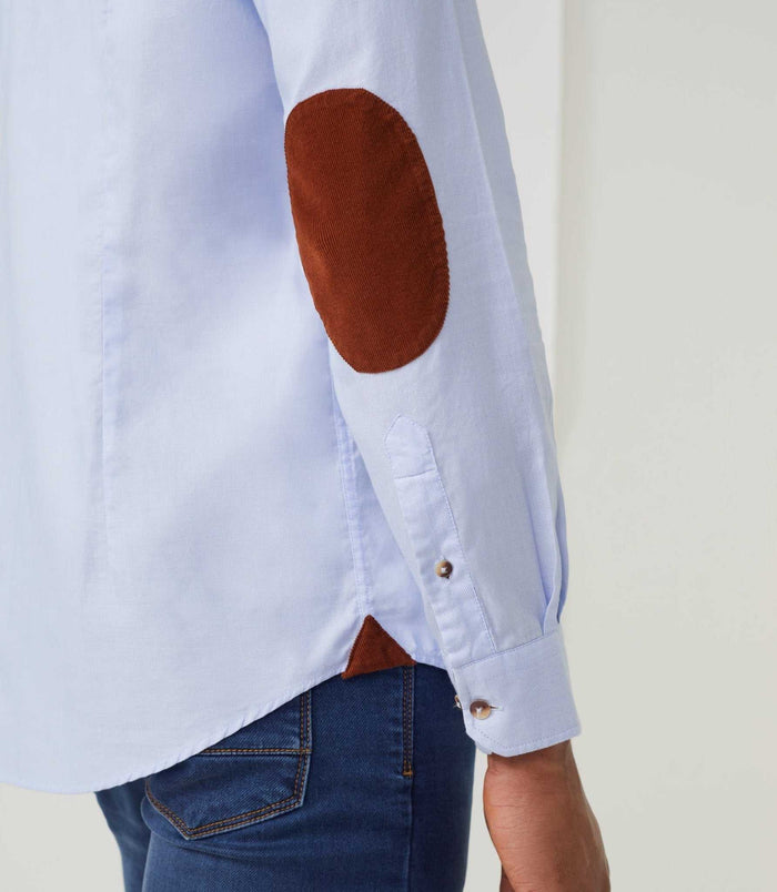 Izac Chemise Casual Ciel-rouille "Aime"