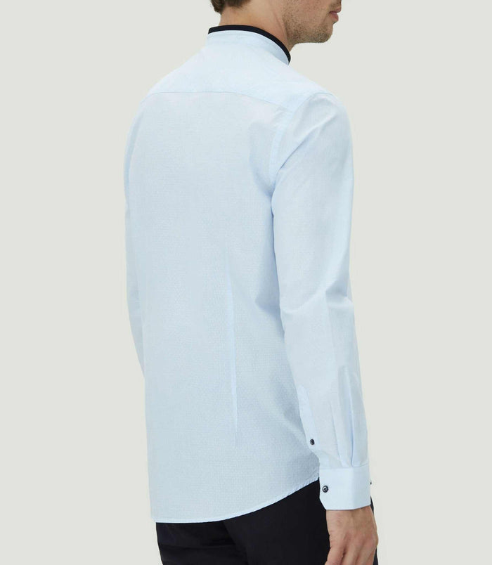 Izac Chemise Casual Col Mao "Marc"