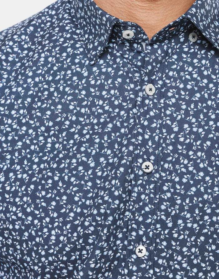 izac Chemise casual coton fleuri
