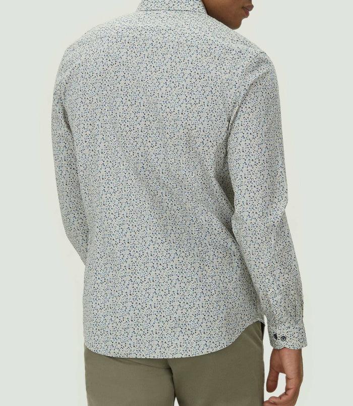 Izac Chemise Casual En Coton Bleu Ciel "Maela"