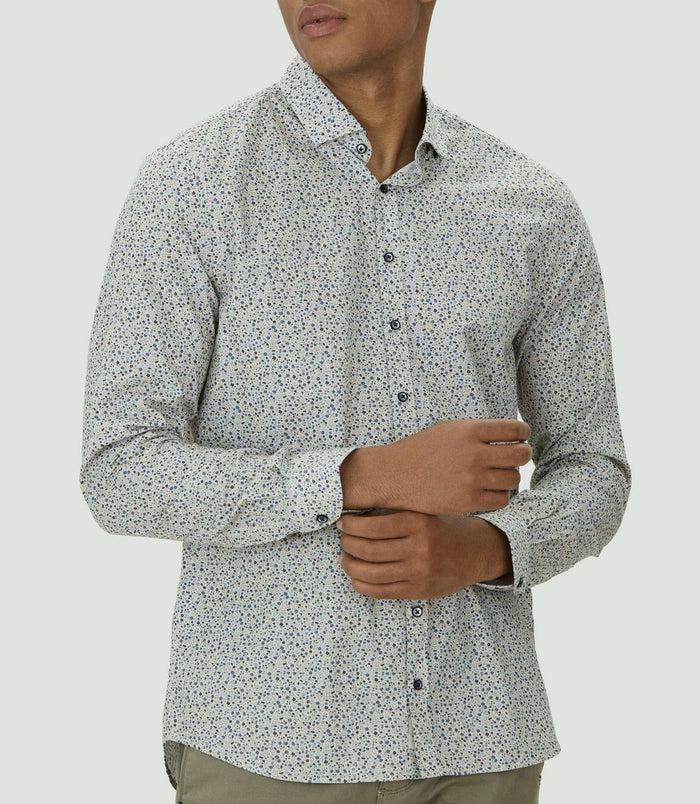 izac Chemise casual en coton bleu ciel "Maela"
